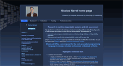 Desktop Screenshot of nicolas.navet.eu